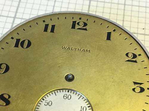 WALTHAM - 42mm pocket watch dial - #5