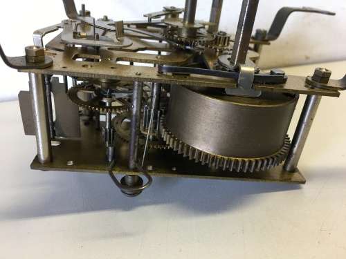 90 x 107mm  clock movement - parts repair