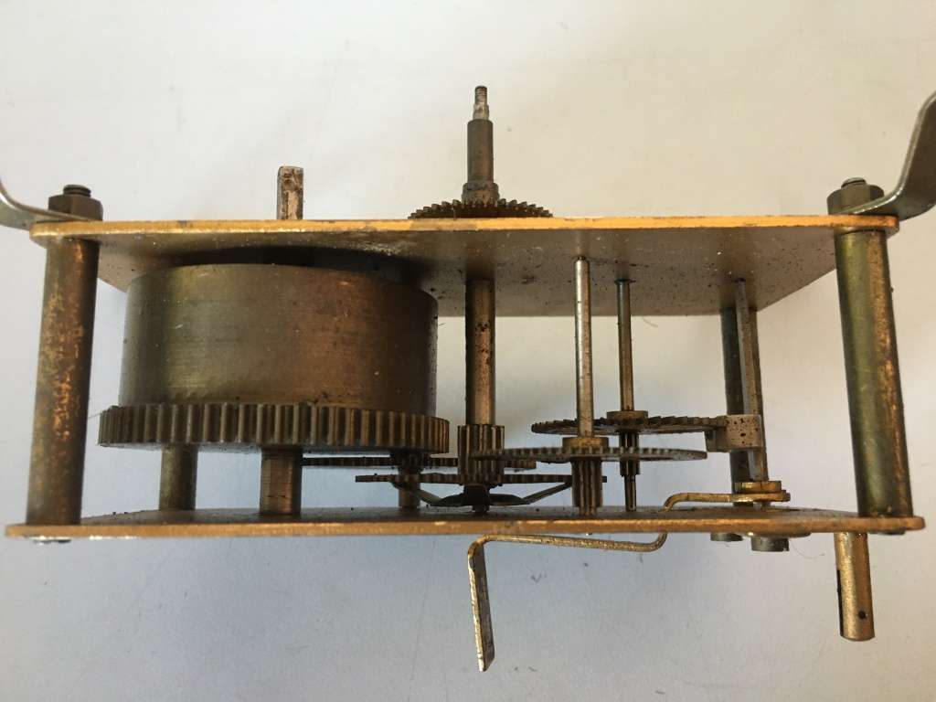 Old clock movement - parts repair - 56 x 114 - #1