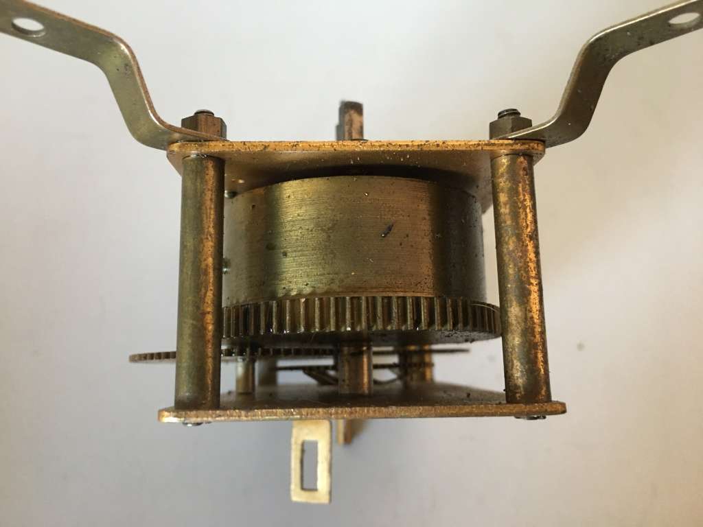 Old clock movement - parts repair - 56 x 114 - #1