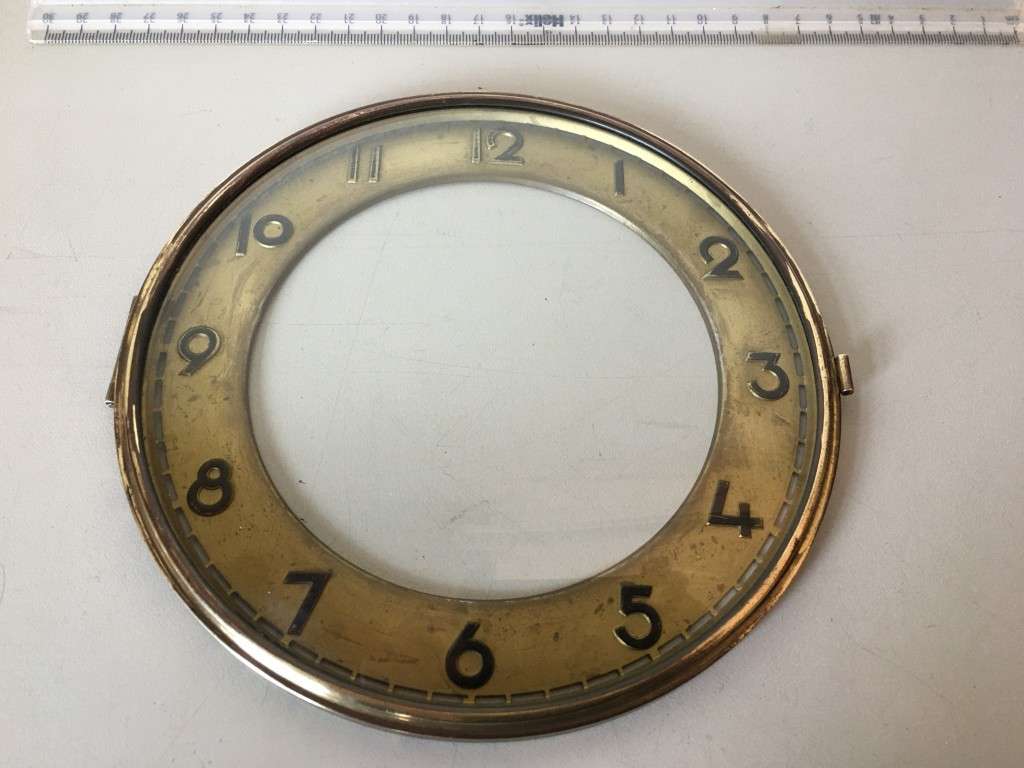 275mm clock dial & frame with convex clock glass