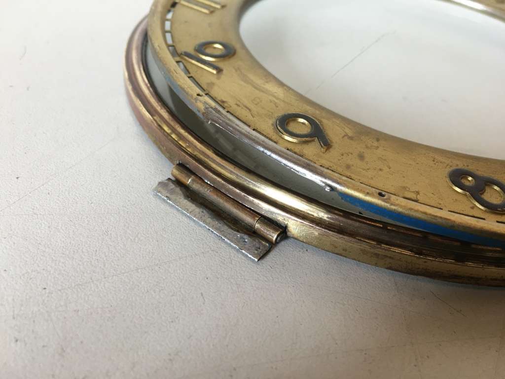 275mm clock dial & frame with convex clock glass