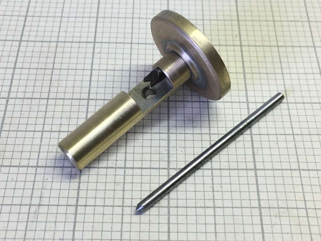 Watchmakers canon pinion tightening tool
