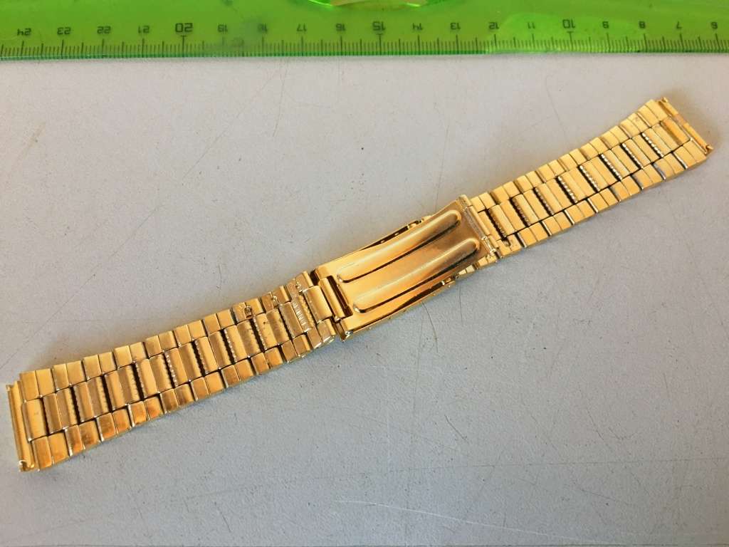 18mm gold color stainless steel bracelet #30
