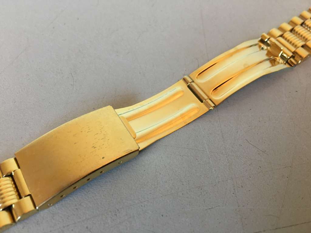 18mm gold color stainless steel bracelet #30