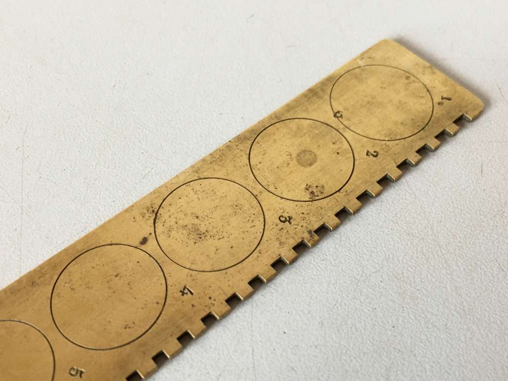 Watch mainspring gauge