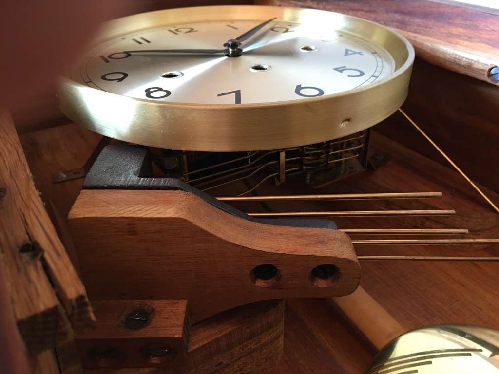 850 x 400mm wall clock - works