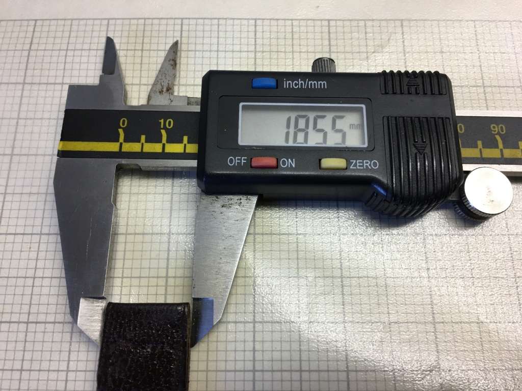 18mm Moroccan goatskin strap - 1