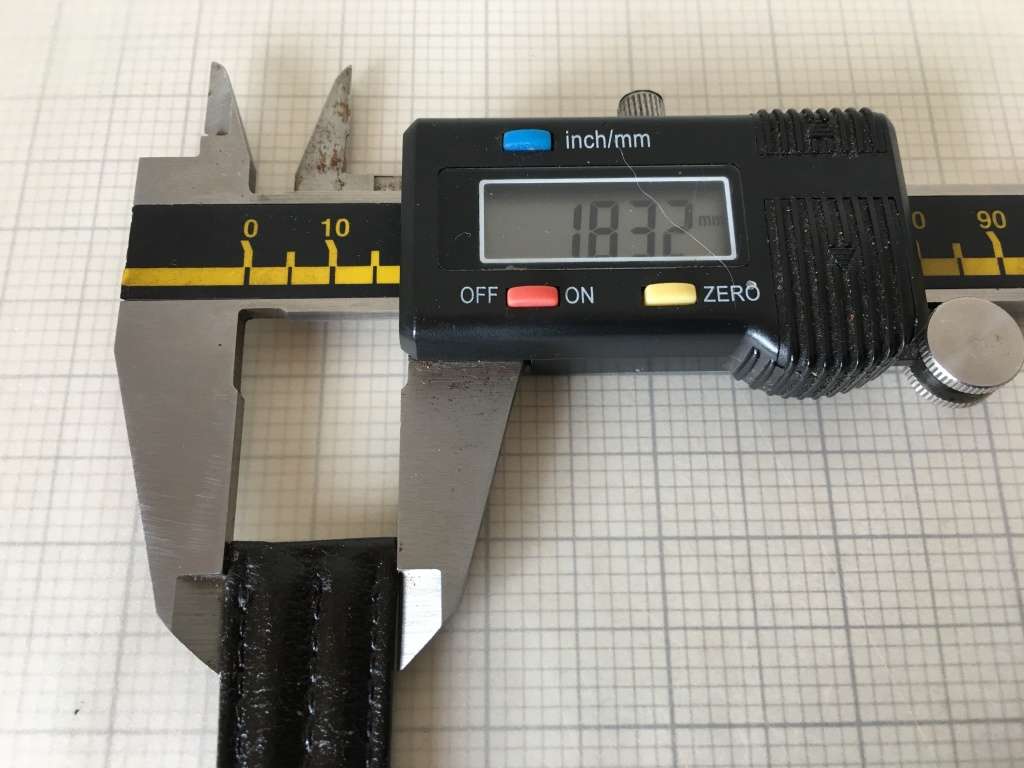 18mm black leather watch strap - 6