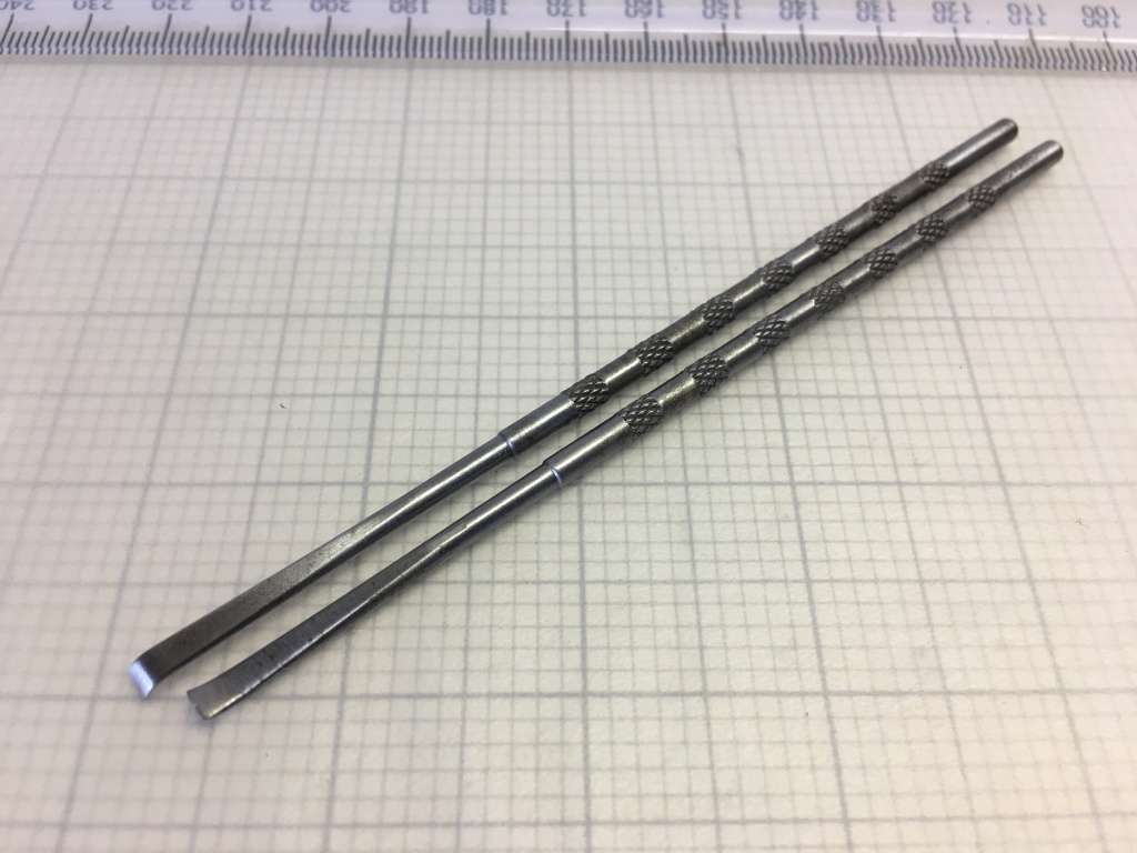 Hand levers for watch/clockmaker