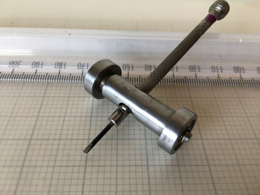 BERGEON - screwdriver /graver sharpener with oilstone