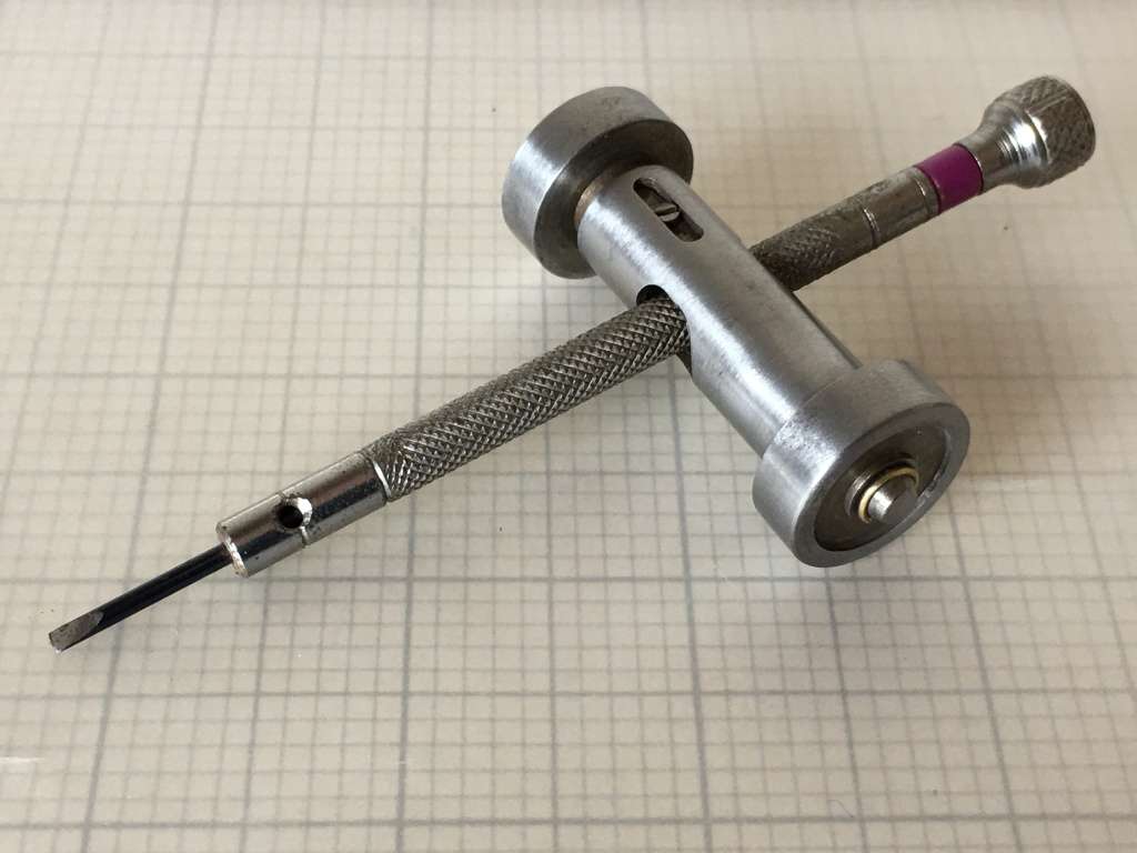 BERGEON - screwdriver /graver sharpener with oilstone