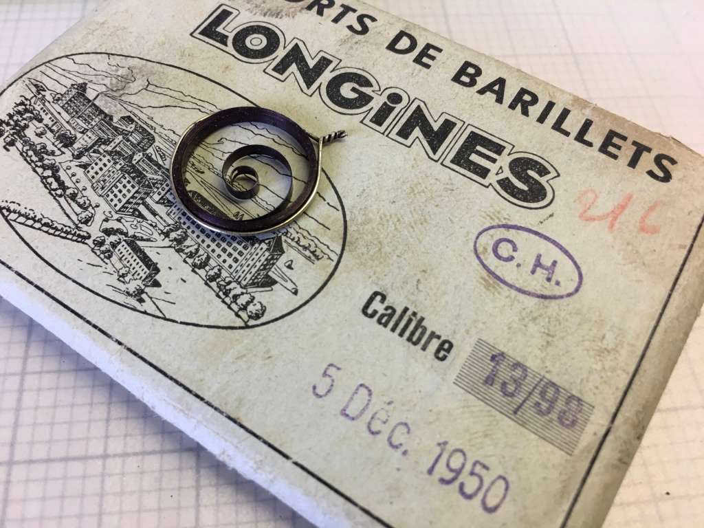 LONGINES caliber 13/98 mainspring
