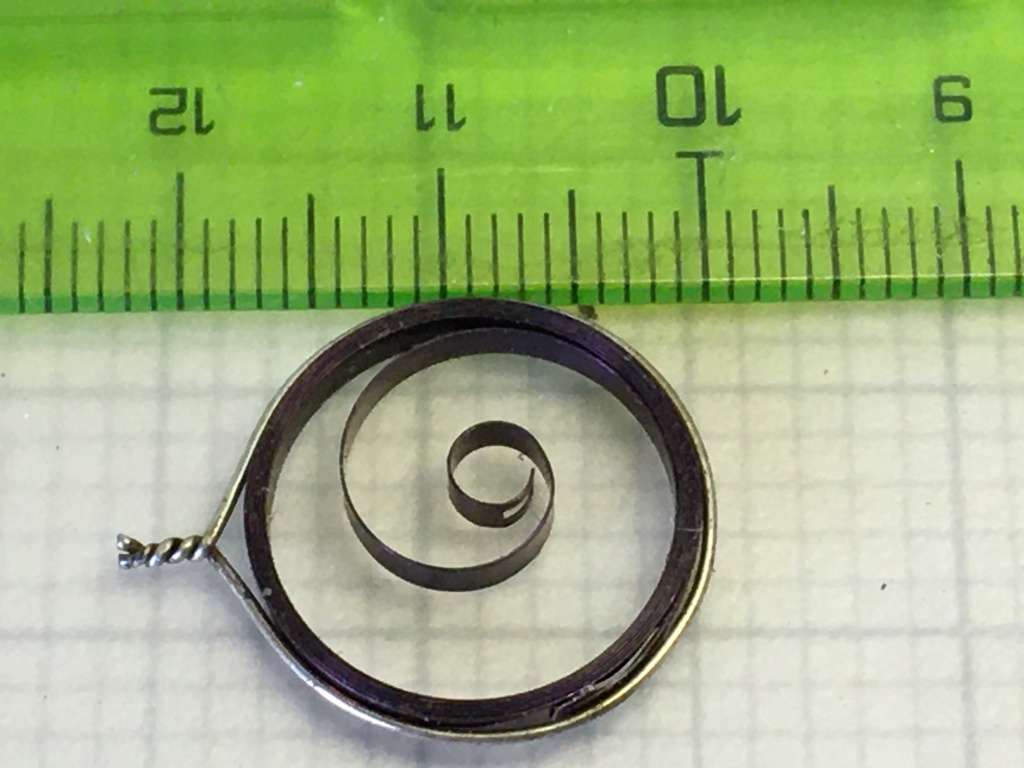 LONGINES caliber 13/98 mainspring