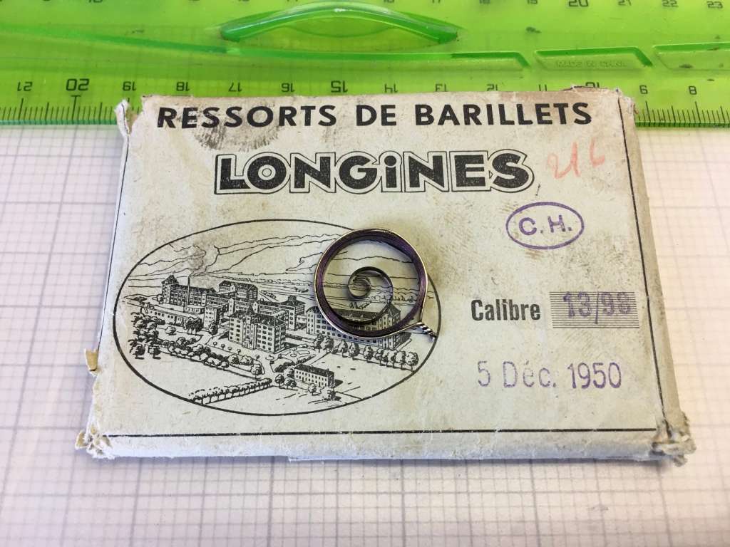 LONGINES caliber 13/98 mainspring