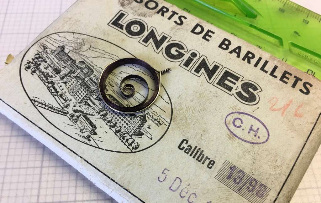 LONGINES caliber 13/98 mainspring