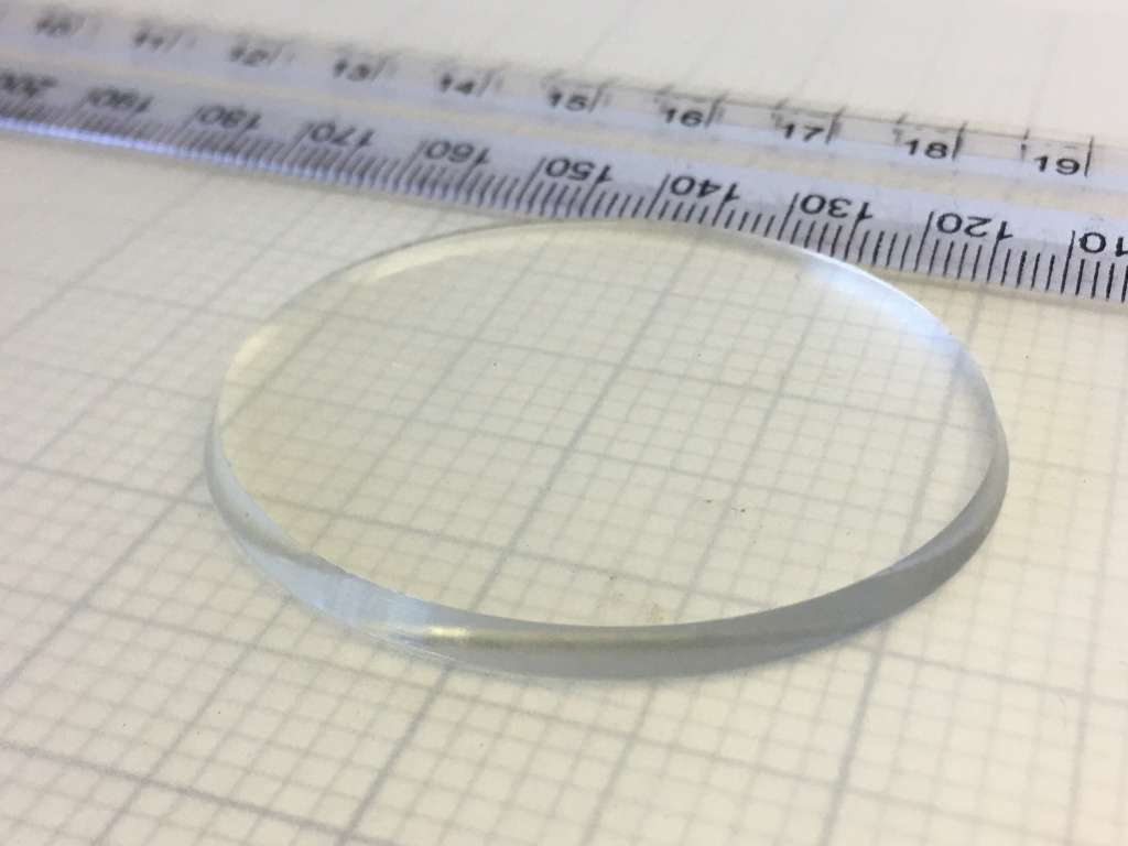 47.9mm pocket watch crystal- flat