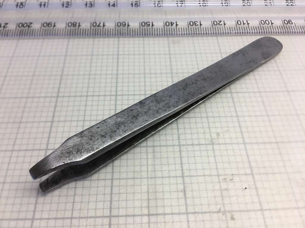 Watchmakers flat end tweezers