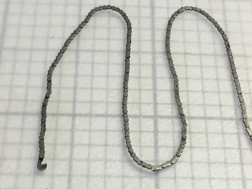 Chain for fusee pocket watch movement - 182mm