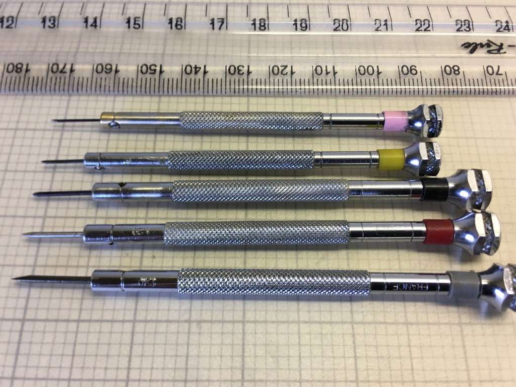 Watchmakers screwdrivers