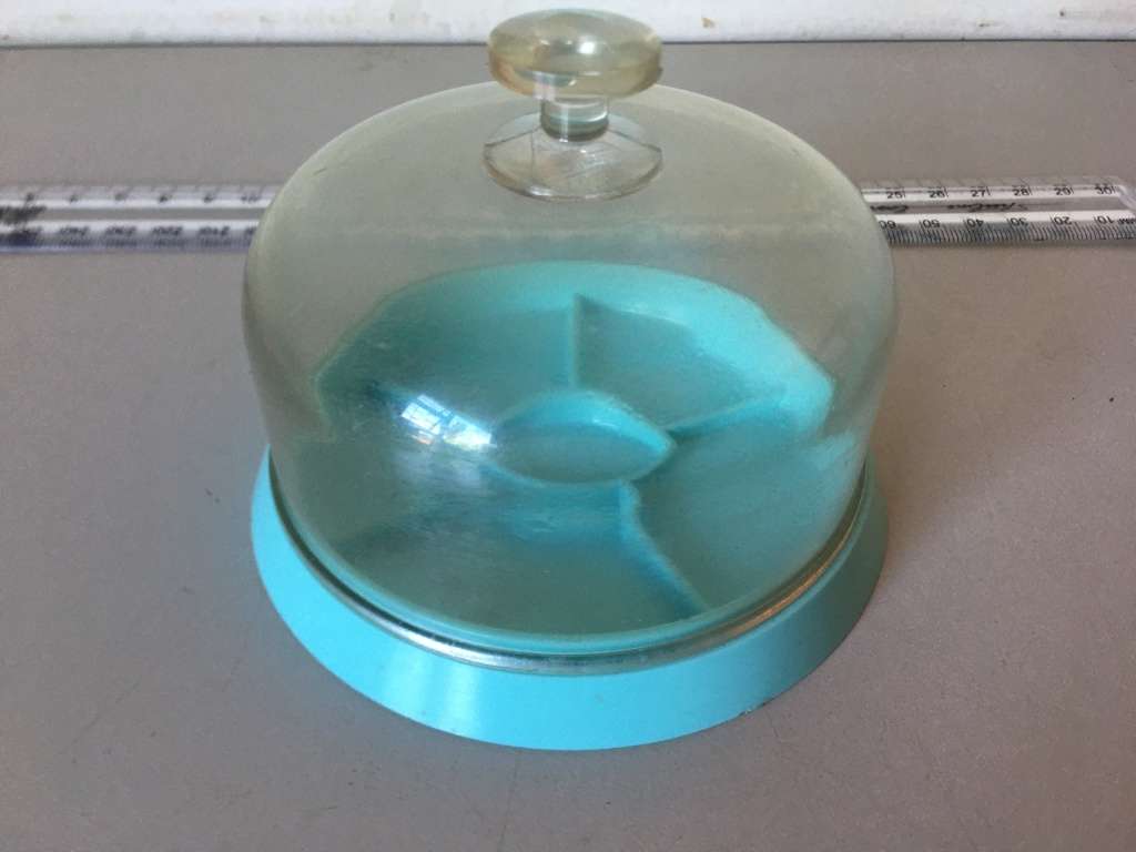 Watch parts container with dome