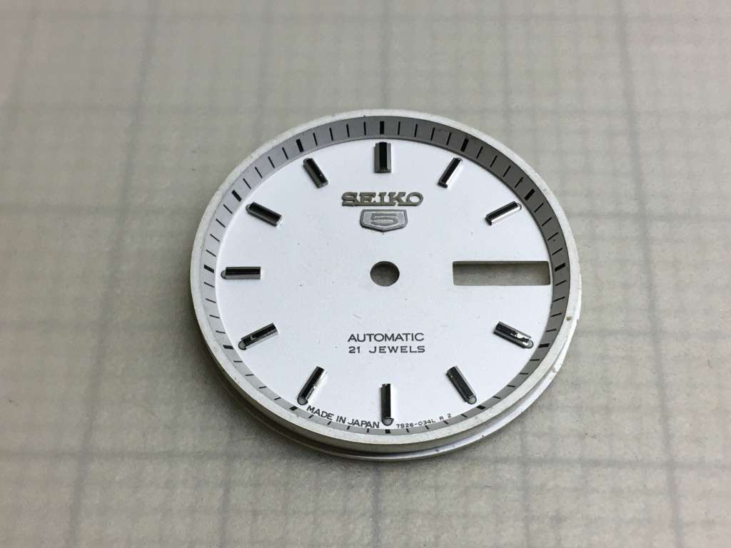 SEIKO 5 - dial, hands, crown & stem