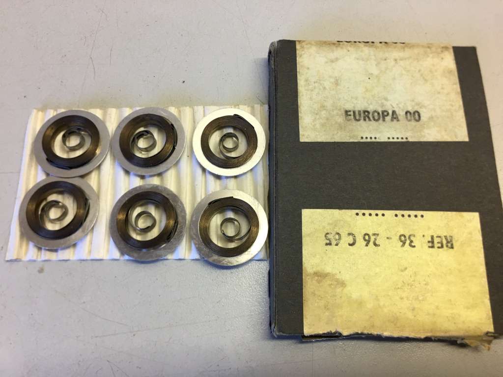 EUROPA 00 alarm clock springs - 6 pieces