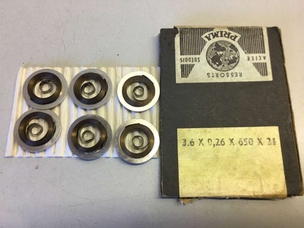EUROPA 00 alarm clock springs - 6 pieces