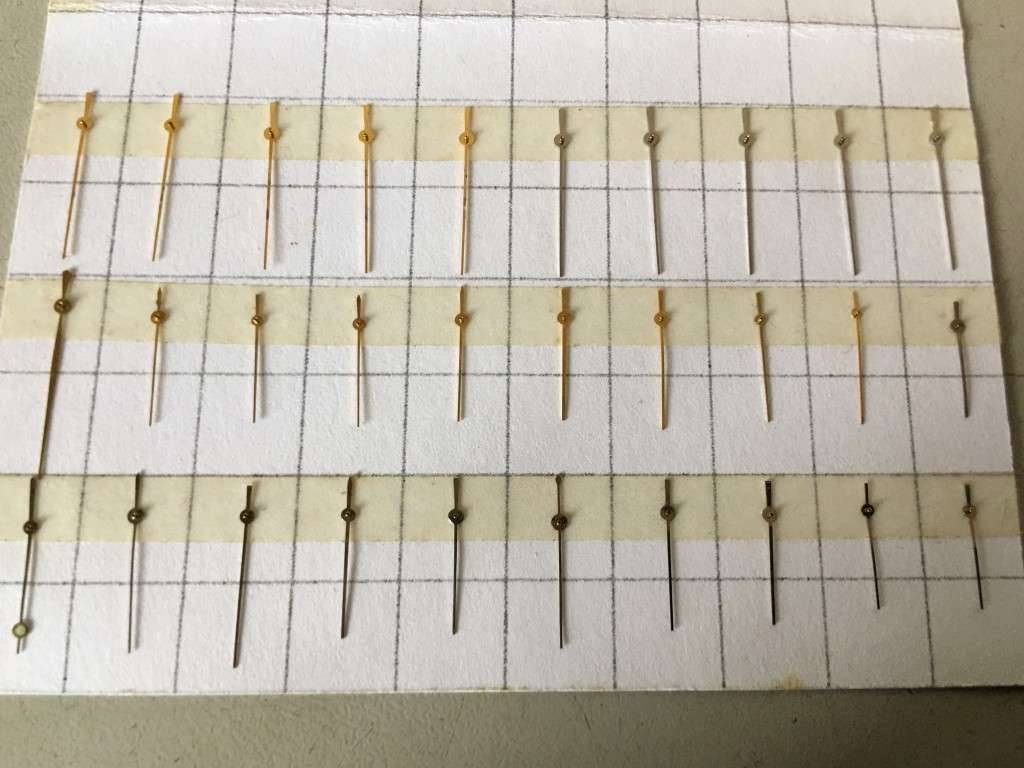 Assorted seconds hands for watch - 30 pieces - #4