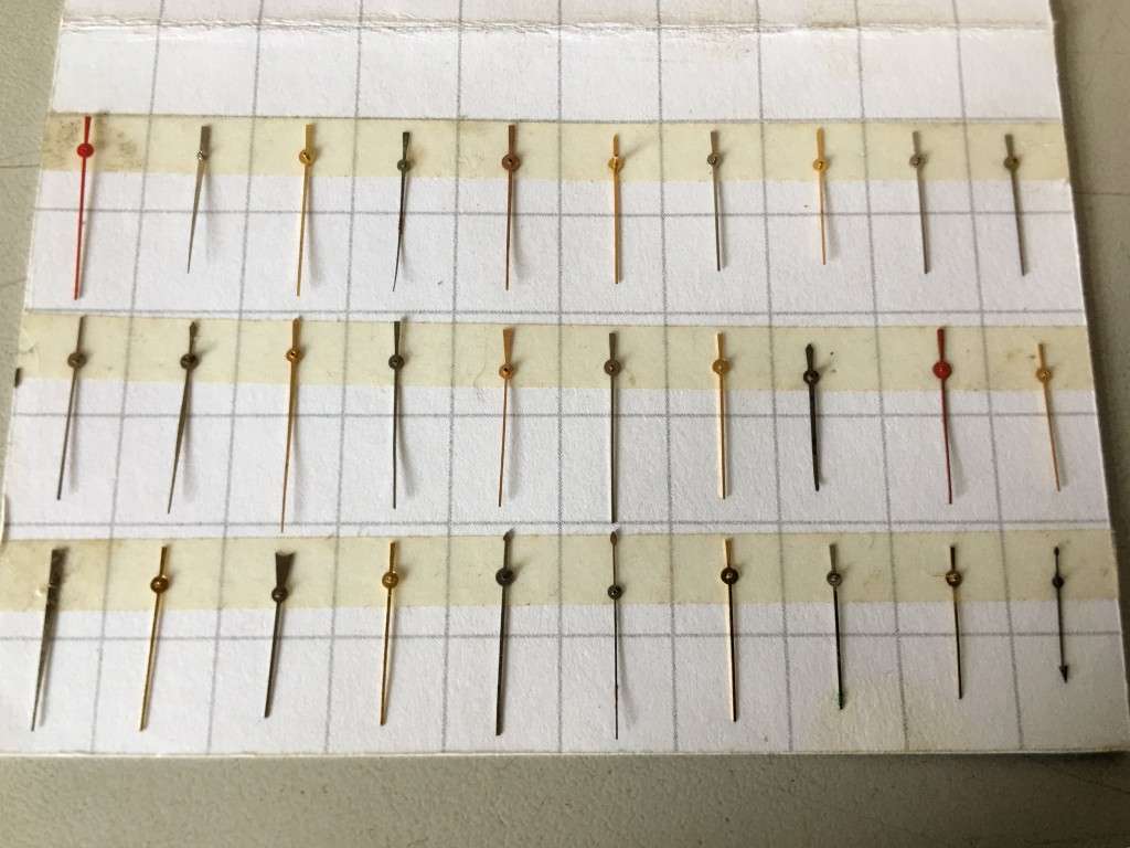 Assorted seconds hands for watch - 30 pieces - #5