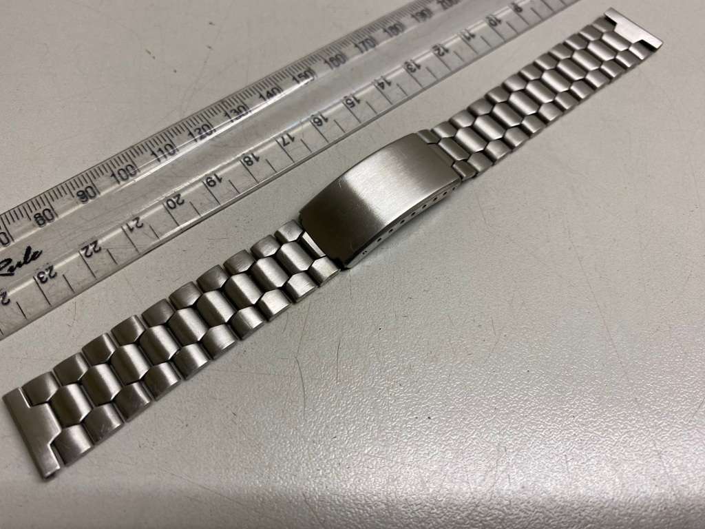 Vintage stainless steel bracelet - 18mm