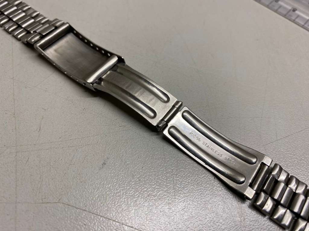Vintage stainless steel bracelet - 18mm
