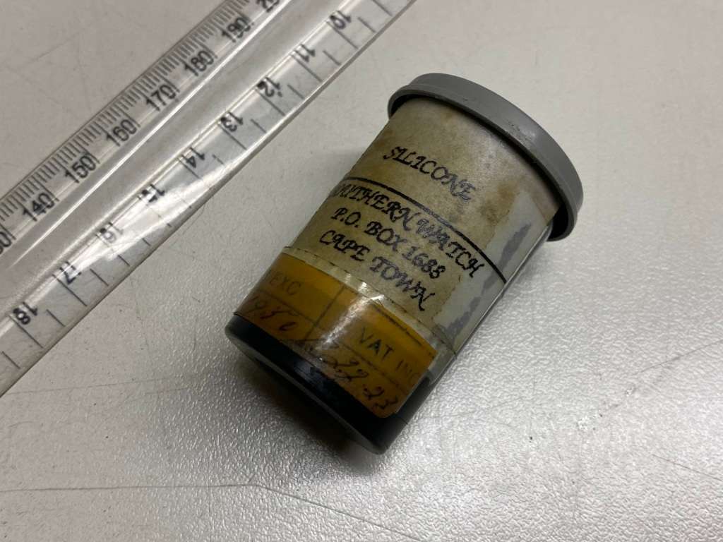 Silicone grease for watch