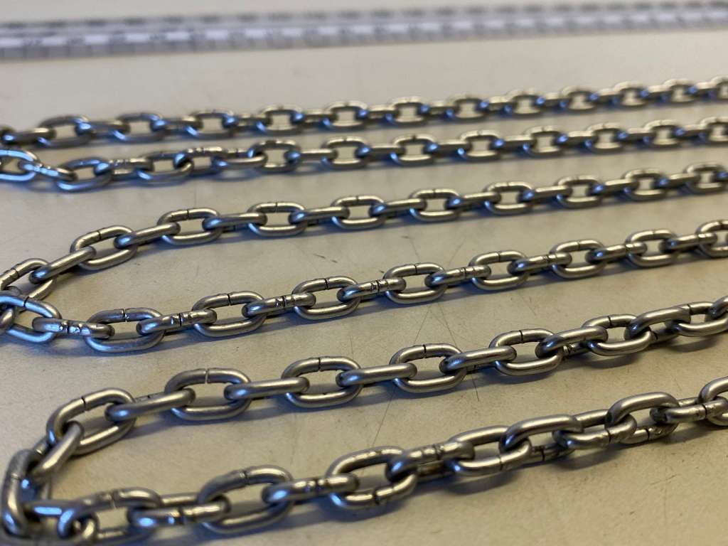 Stainless steel clock chain - 10mm links