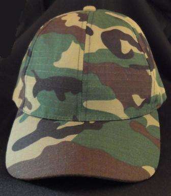 Camo Army Cap - Air Soft, Paintball, Hunting, Fishing