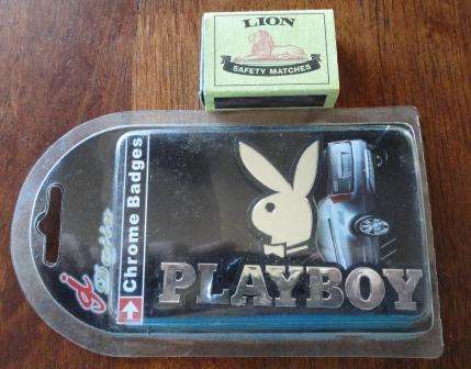 PLAYBOY Badge- Perfect for Car, Motorbike etc Brand New!!Cheap Shipping!!