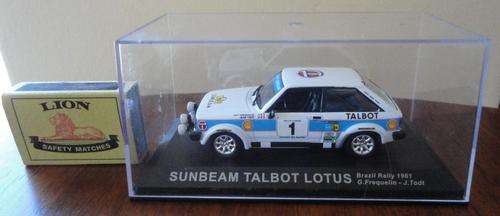 Lotus- Rally Car Model - Sunbeam Talbot Lotus- Brazil Rally 1981 - Amazing detail!!!