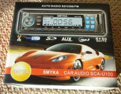 Smyka Radio/Sd/USB/FM Media Player -mp3 playback - FM Tuner with 18 stations - Clock - 50w x 4