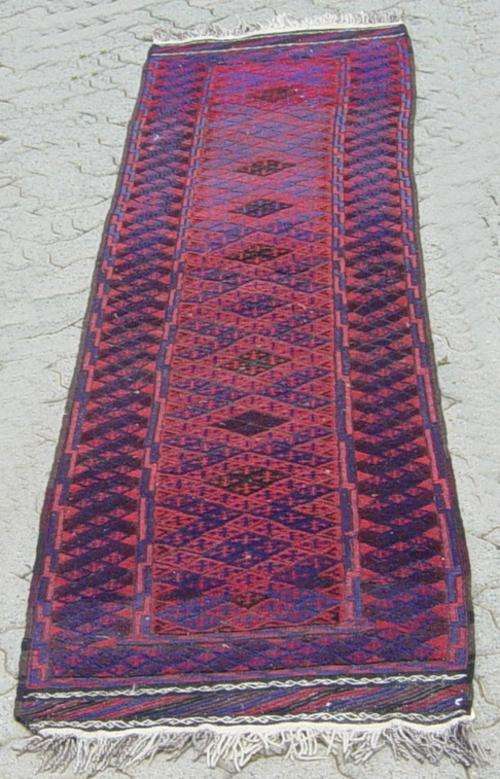 ORIENTAL RUGS: MUSHWANI RUG, 262x61, RUNNER