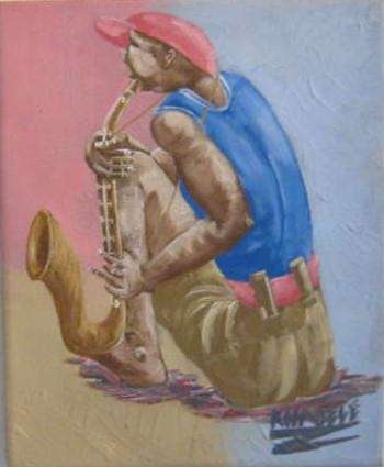 Whyttey Khabele. Oil on Canvas. 25.5x20.5