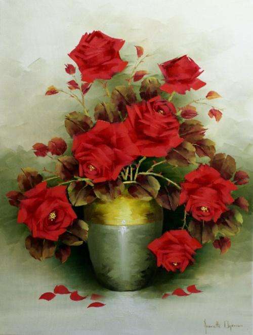 Jeanette Dykman original - 610x455mm - Lovely Still-life. Crazy R1 Auction