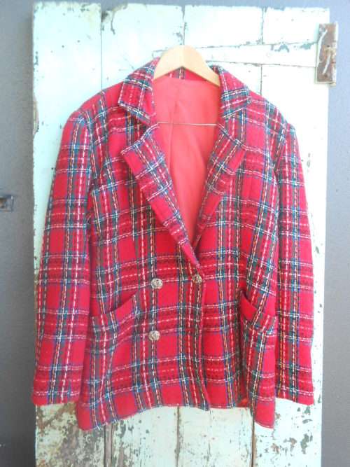 Vintage Tartan Jacket (Large)