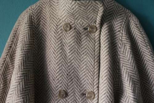 Lovely Vintage Coat in Natural Tones (Medium / Large)