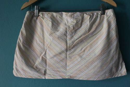1990's Vintage Pastel Striped Skorts (Small)