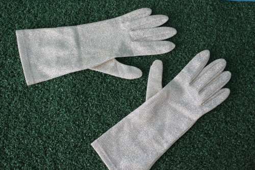 Vintage Gold Gloves (Mid forearm)