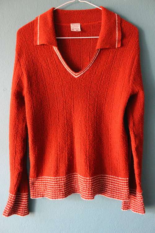 Vintage Brown 1970's Knit (Small / Medium)