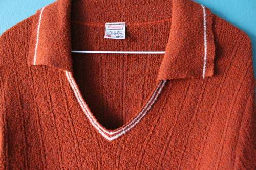 Vintage Brown 1970's Knit (Small / Medium)