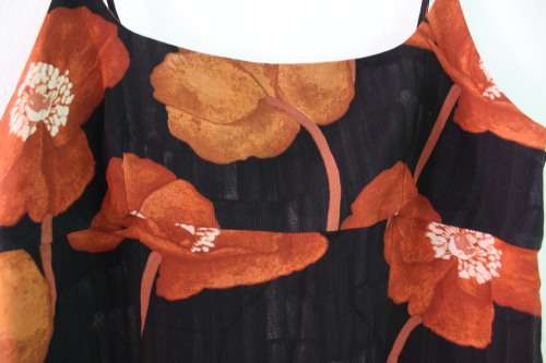 Vintage Brown and Black 90's Dress (Medium)