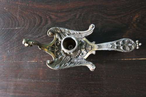 Vintage Brass Bird Shaped Candle Stick Holder (21 x 9cm)