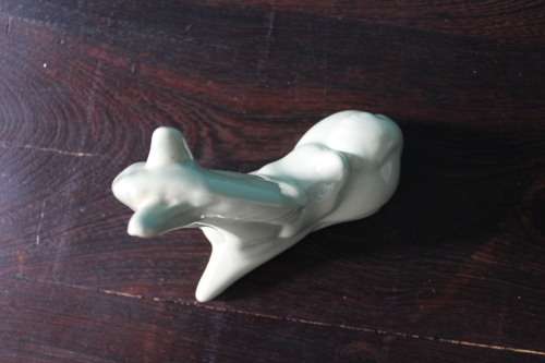 Vintage Mint Green Horse Ornament (13 x 18cm)